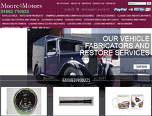 Tablet Screenshot of moore4motors.com